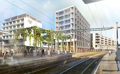 WOHN- UND GESCHÄFTSHAUS UNTERE BAHNHOFSTRASSE