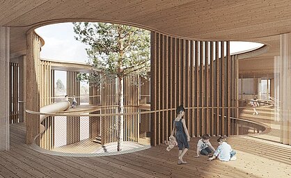 NEUBAU VIERFACHKINDERGARTEN RAIN